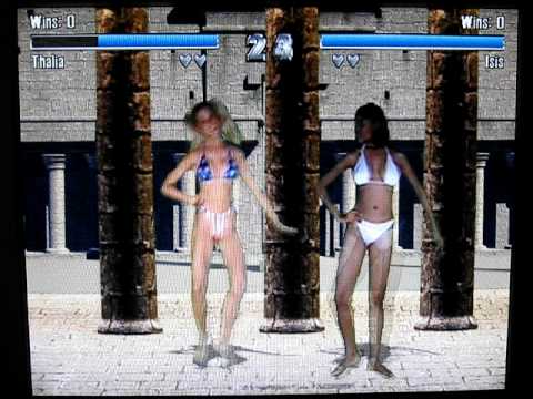 Vágatlan 'Bikini Karate Babes' játékmenet (3. menet) - YouTube