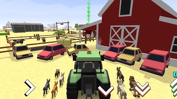Blocky Farming And Racing Simulator- I Bought New Cars for My Ranch | Game Play Android/Ios