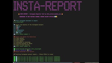 How to Ban Instagram Account using INSTA-REPORT tool in Termux and KaliLinux
