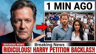 1 MINUTE AGO: BREAKING — Harry & Meghan Respond to Australia Petition as Backlash Grows