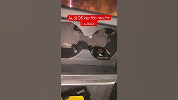 Audi Q5 18 key fob reader location.#Q5 key #q5 reader#q5 immobilizer.