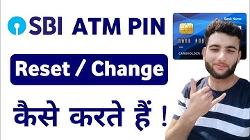 SBI ATM Card Pin Reset/Change Kaise krte hai - How to change sbi #atm card pin online #sbi