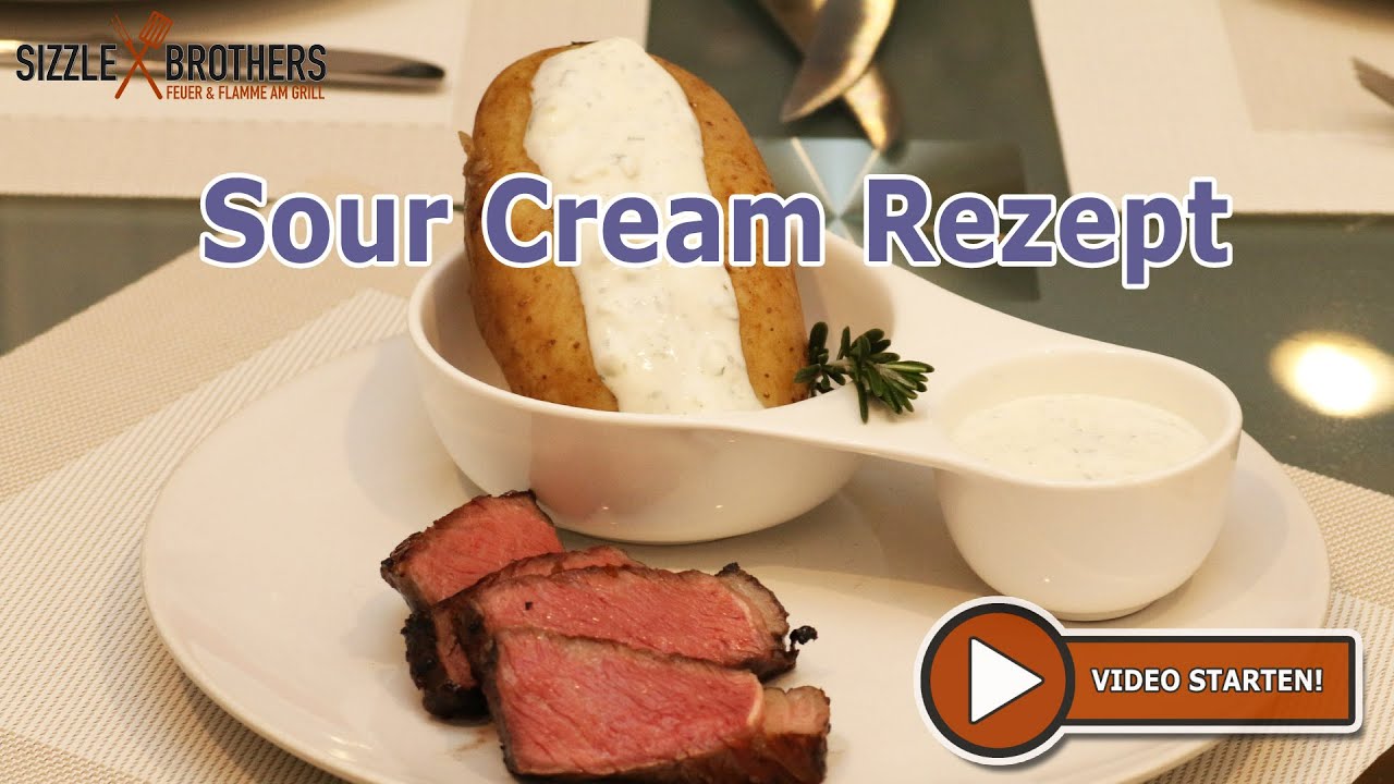Sour Cream Rezept - Die ideale Beilage zur Ofenkartoffel u.v.m grillrezepte vegan