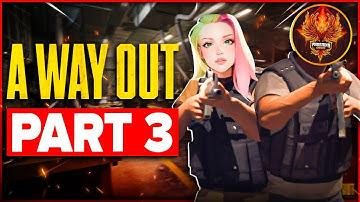 A WAY OUT Walkthrough Gameplay Part 3 With HereKitdee!  (Prison Break Escape Game)