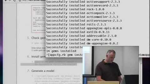 Ruby Meet Up 8/13/09: Ruby Files on Google App Engine