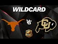 EPSL Football: College Program: Texas Longhorns vs Colorado Buffaloes - WILDCARD ROUND