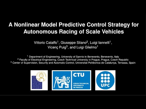 An NMPC Strategy for Autonomous Racing of Scale Vehicles - Trajectories comparison
