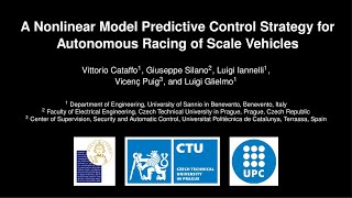 An NMPC Strategy for Autonomous Racing of Scale Vehicles - Trajectories comparison