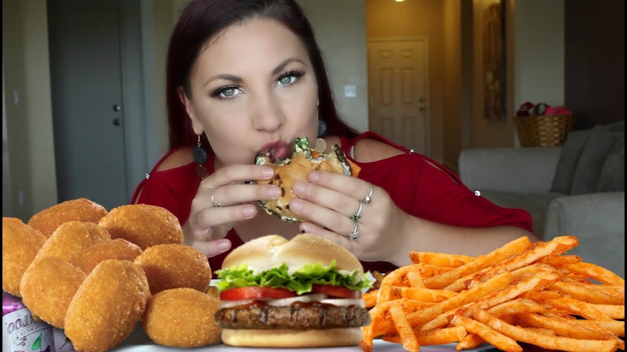 CHEESEBURGER MINI CORN DOGS & FRIES MUKBANG! LIFE UPDATES VEGAN