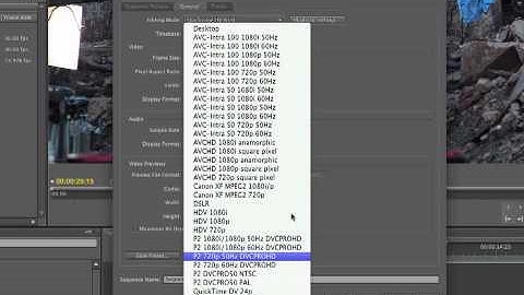 Learn Premiere Pro CS5 - Create a custom sequence