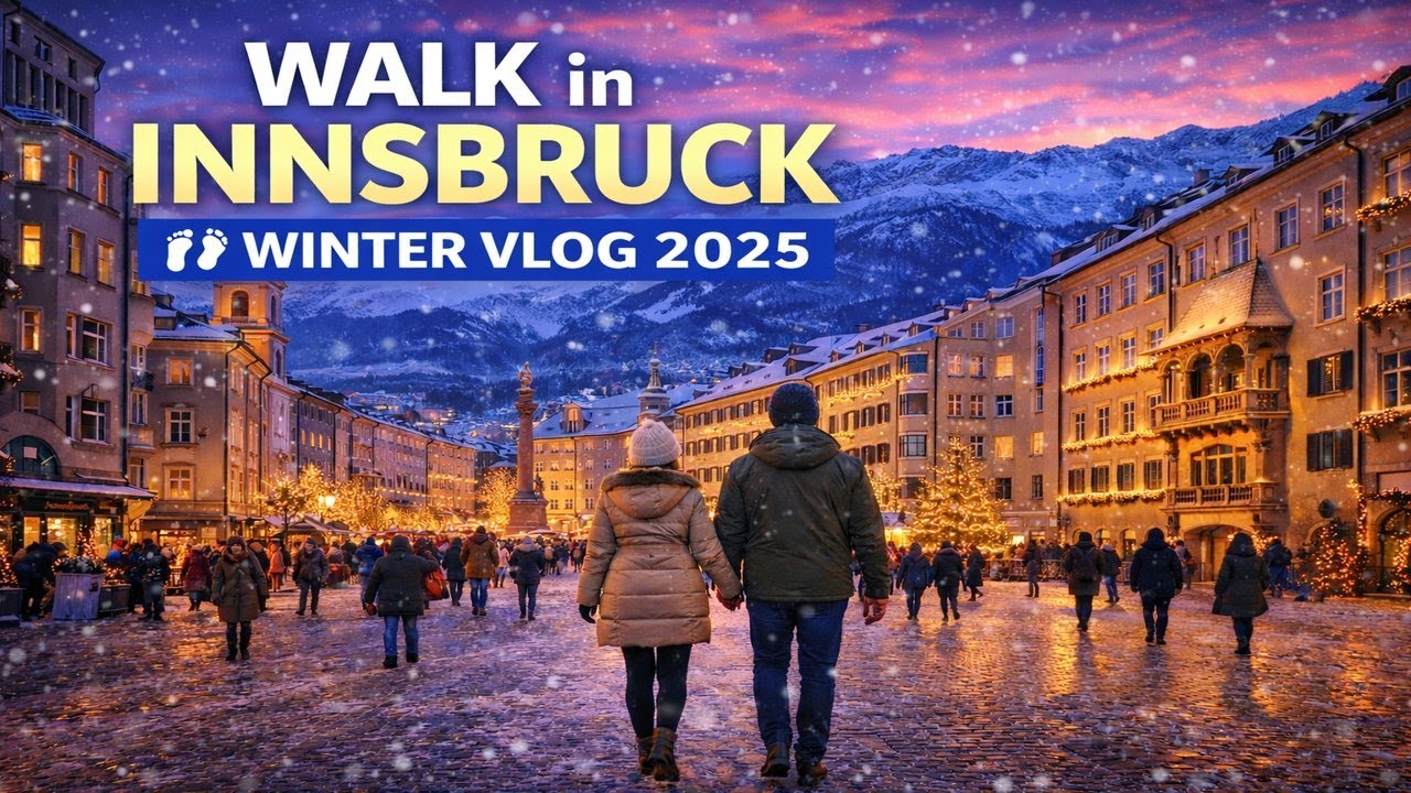 Exploring Innsbruck in Winter 2025🎄 | Christmas Market Walking Tour (4K)