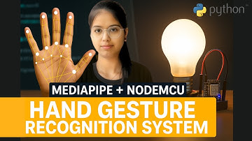 Hand Gesture Recognition System | NodeMCU + Relay Module | OpenCV + Mediapipe python Libraries