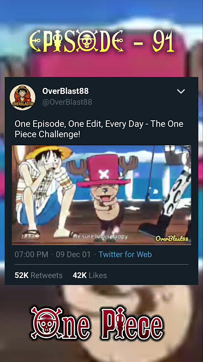 One Piece Episode 91: Goodbye Drum Island! I’m Going Out to Sea!