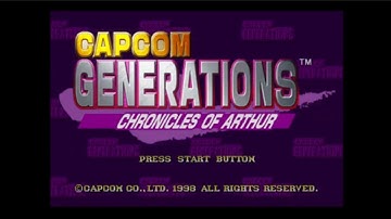 Capcom Generations - Chronicles of Arthur - Sony PlayStation - Intro & Title Screen