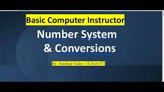 Rajasthan Basic Computer Instructor | Number System | Important Questions | Previous Year Question |