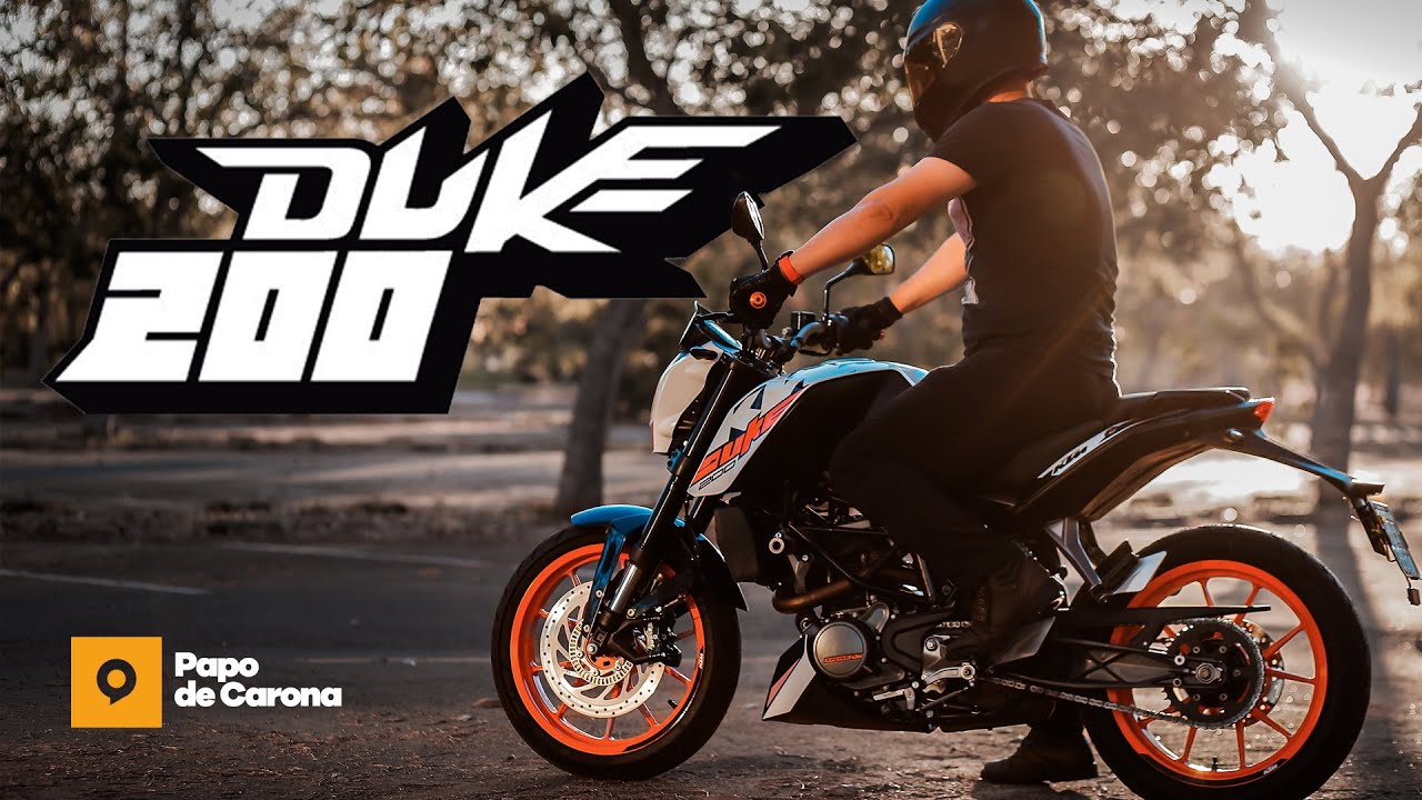 KTM Duke 200: only the displacement is small - YouTube