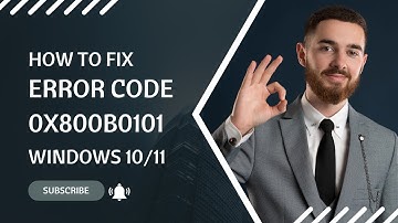 How to fix Error Code 0x800b0101 While Installing An App From The Microsoft Store on WIndows 10/11