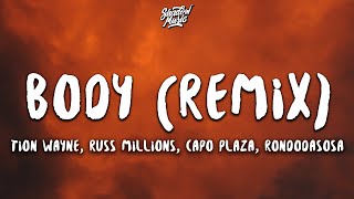 Tion Waye x Russ Millions - Body (Remix) ft. Capo Plaza, Rondodasosa (Lyrics) she from italia 🇮🇹 Resimi