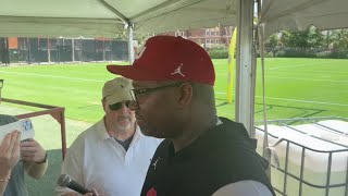 Continuity aiding Todd Bates' OU DT room