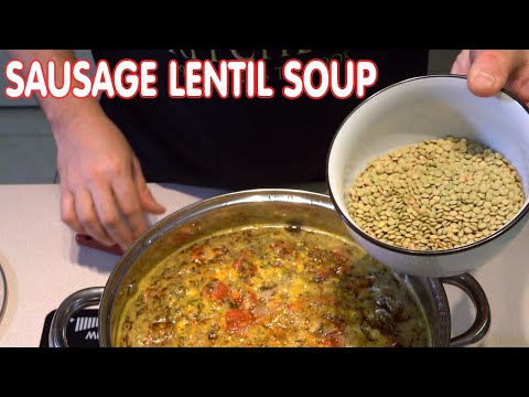 Sausage In Lentil Soup