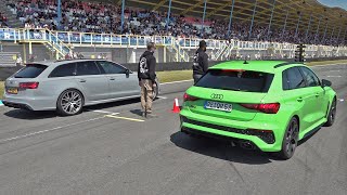 Audi RS3 Sportback 8Y vs Audi RS6 Avant C7