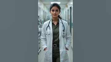 INDIAN FEMALE DOCTOR IN HOSPITAL #ai #army #powerfulwarrior #femalearmy #femalemilitary