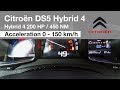 Citroën DS5 Hybrid 4 Acceleration 0 - 175 km/h and Fuel Consumption