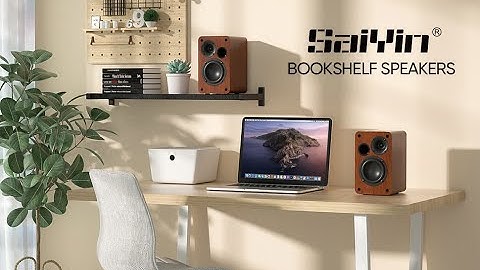 Saiyin Bluetooth Bookshelf Speakers
