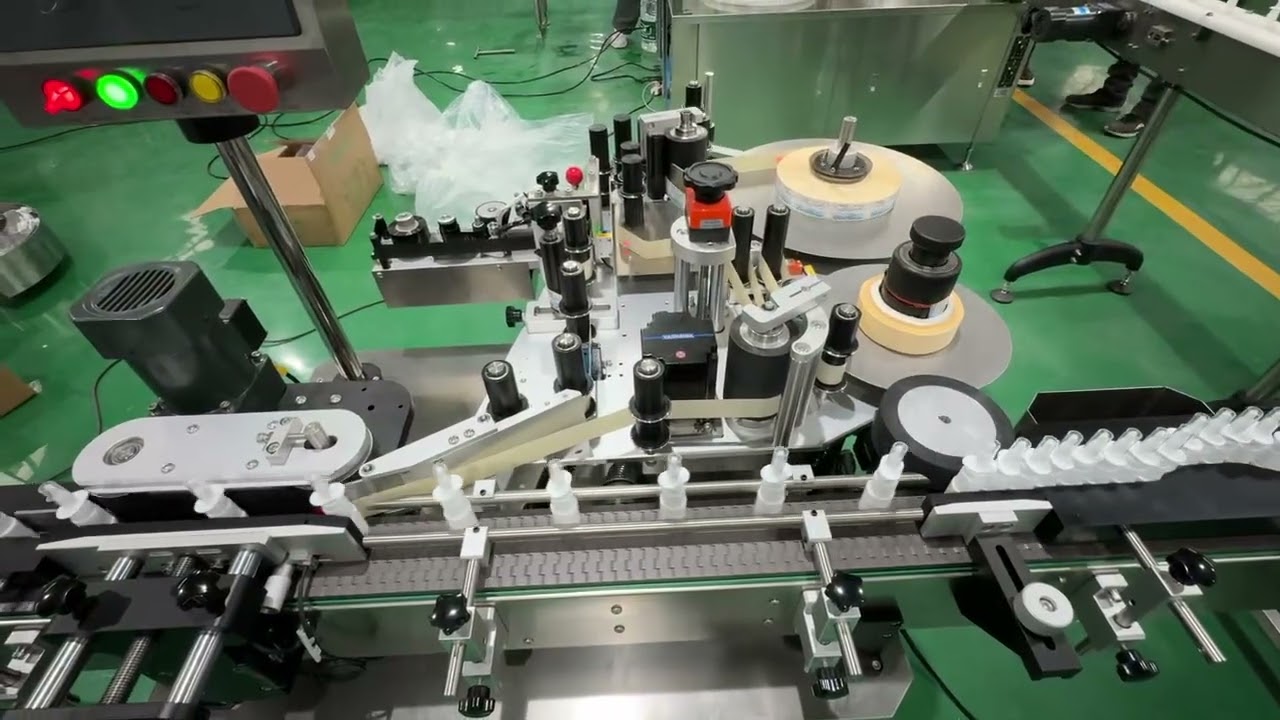 Eye drop bottle labeling machine
