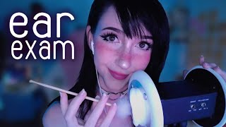 ASMR ☾ comfy Ear Cleaning & Ear Exam👂🏻let's check your Hearing 💜 screenshot 1
