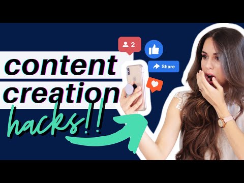 7 Content Creation Hacks [How To Create Good Content for Social Media, Video &amp; Blogs + Save TIME!]