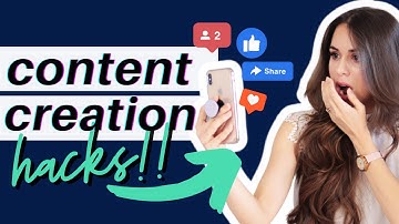 7 Content Creation Hacks [How To Create Good Content for Social Media, Video & Blogs + Save TIME!]