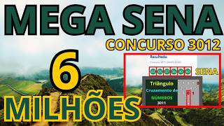 Mega Sena 3012: Triângulo Acerta os 6 Pontos e Novos Palpites Para R$ 6 Milhões