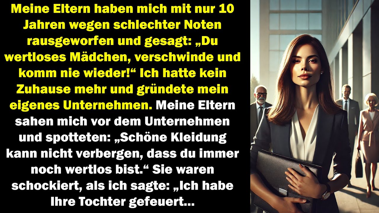 Mit 10 verstoßen, gründete sie ein Unternehmen und entließ später die eigene Schwester.