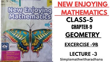 NEW ENJOYING MATHEMATICS || CLASS 5 || CHAPTER -9 || GEOMETRY || EXERCISE-9B|| ANGLE || LINE || RAYS