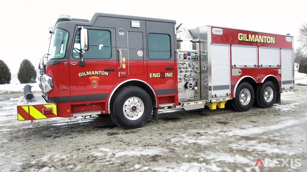 GILMANTON FIRE DEPARTMENT ALEXIS 1500 GPM PUMPER TANKER 2514