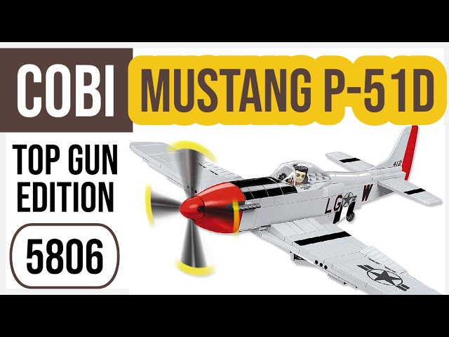 COBI avion brick P-51D mustang top gun maverick 5806