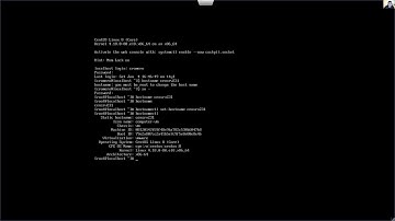 Change Hostname and View Kernel Release - CentOS 8 Server