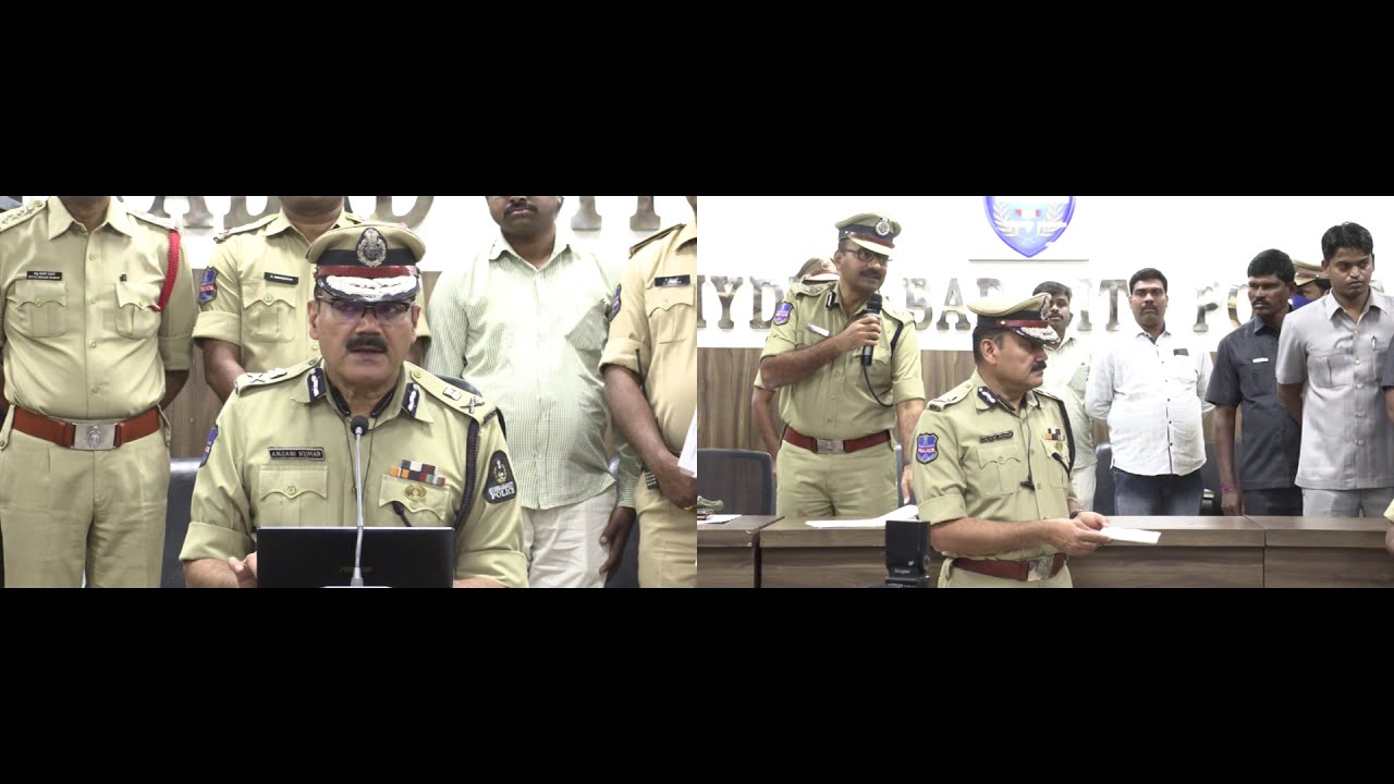 AMBERPET POLICE SEIZED 58-LOST MOBILES/ANJANI KUMAR IPS CP HYD SPEECH & VISUALS/HYDERABADPOLICE