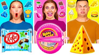 Food of The Same Colors Challenge | Prank Wars by BaRaFun Challenge