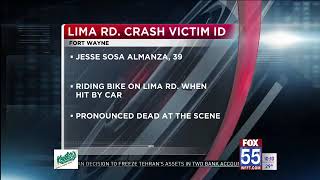 Allen County coroner identifies cyclist killed after being hit by car on Lima Road