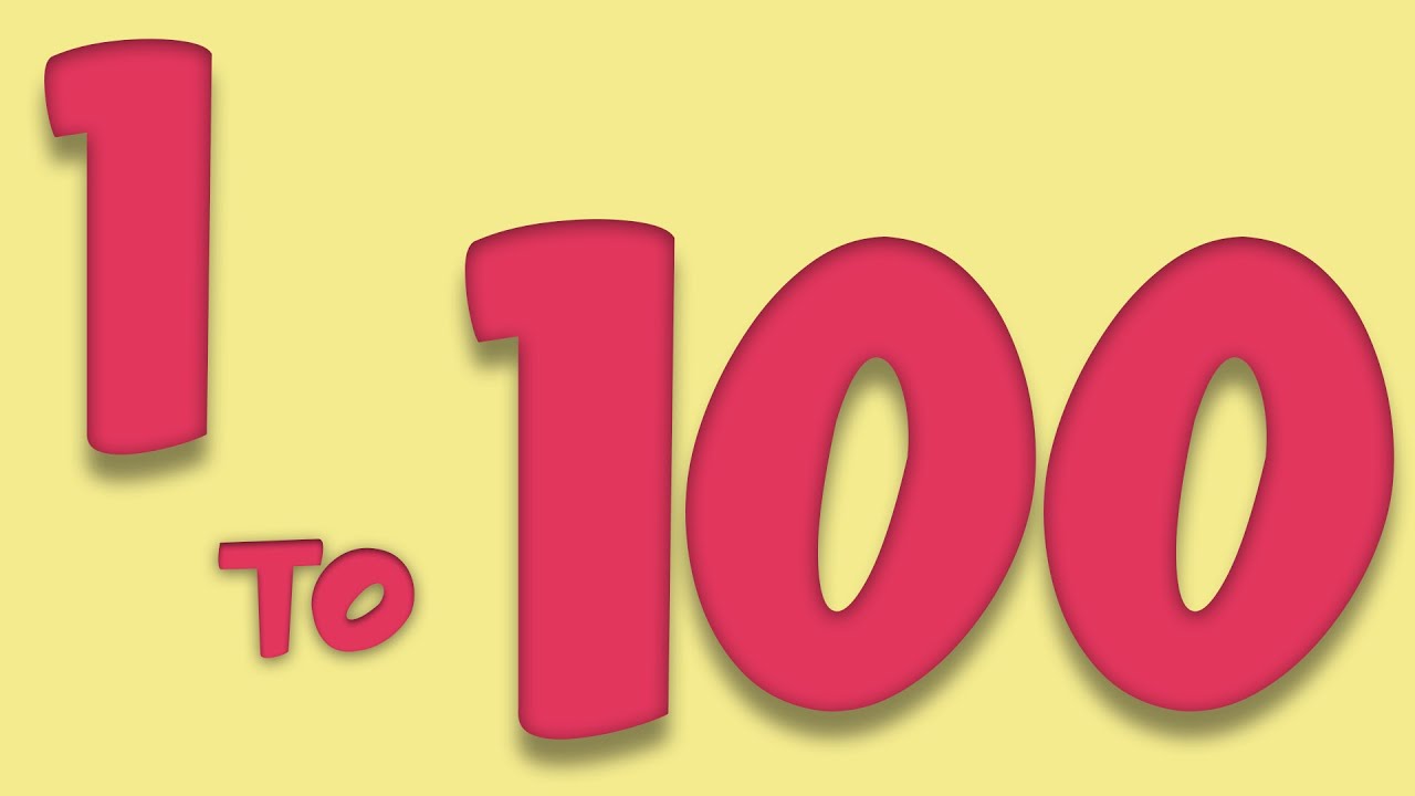 1 To 100 Counting 1 To 100 Learning Numbers 1 To 100 Number Song 1-to-100-counting-1-to-100-learning-numbers-1-to-100-number-song