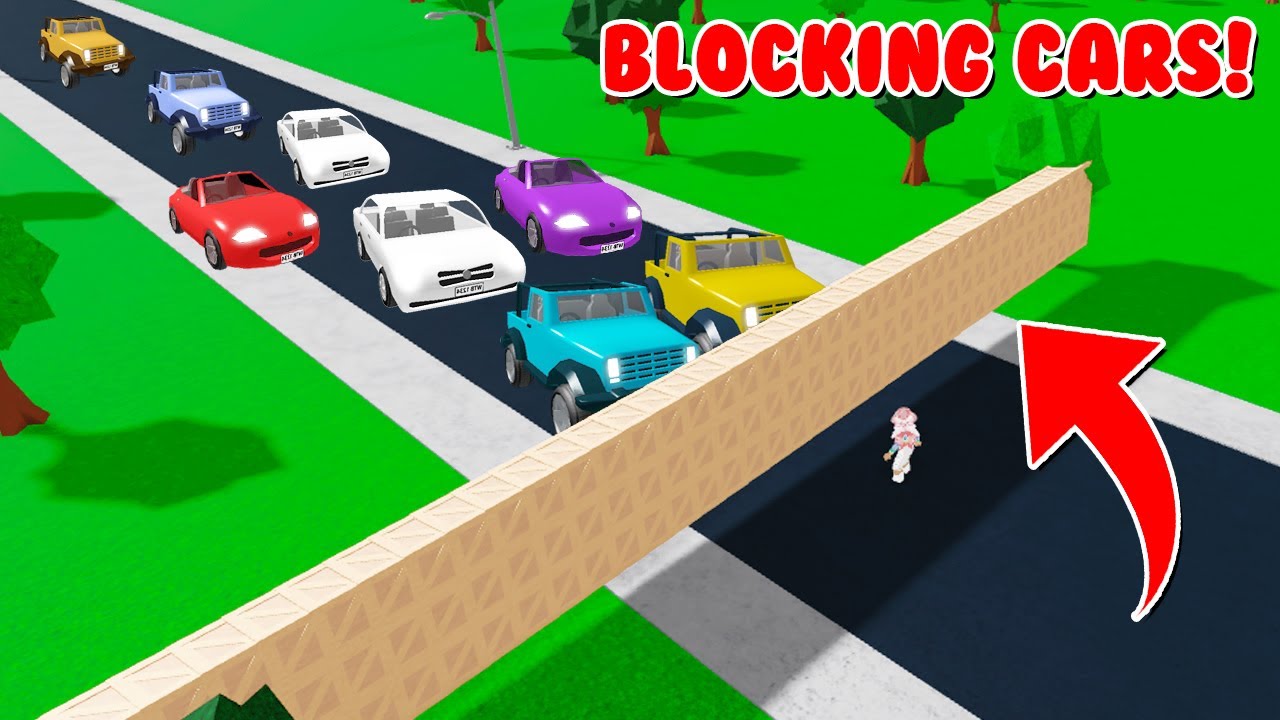 I Blocked The Road With The New Working Gates Hack In Bloxburg