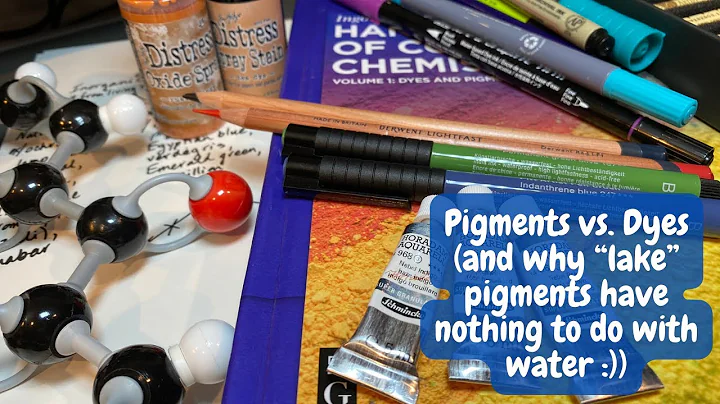 Pigments vs. Dyes (and why "lake" pigments have nothing to do with water :)) | Adult Colouring