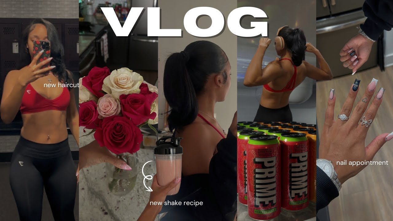vlog : getting a haircut, last day at the salon, nail appt, gym sessions + mental breakdown