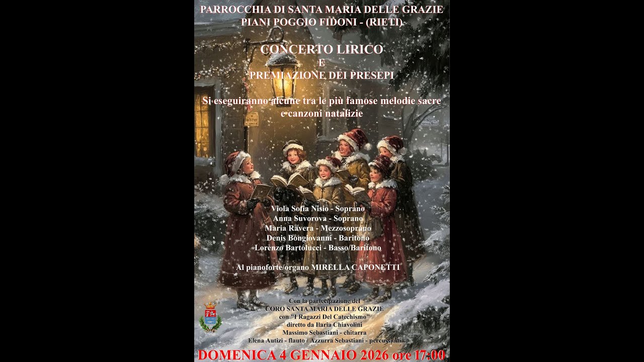 Cantique de Noel con V.S.Nisio, A.Suvorova, M.Ravera, D.Bongiovanni, L.Bartolucci e M.Caponetti