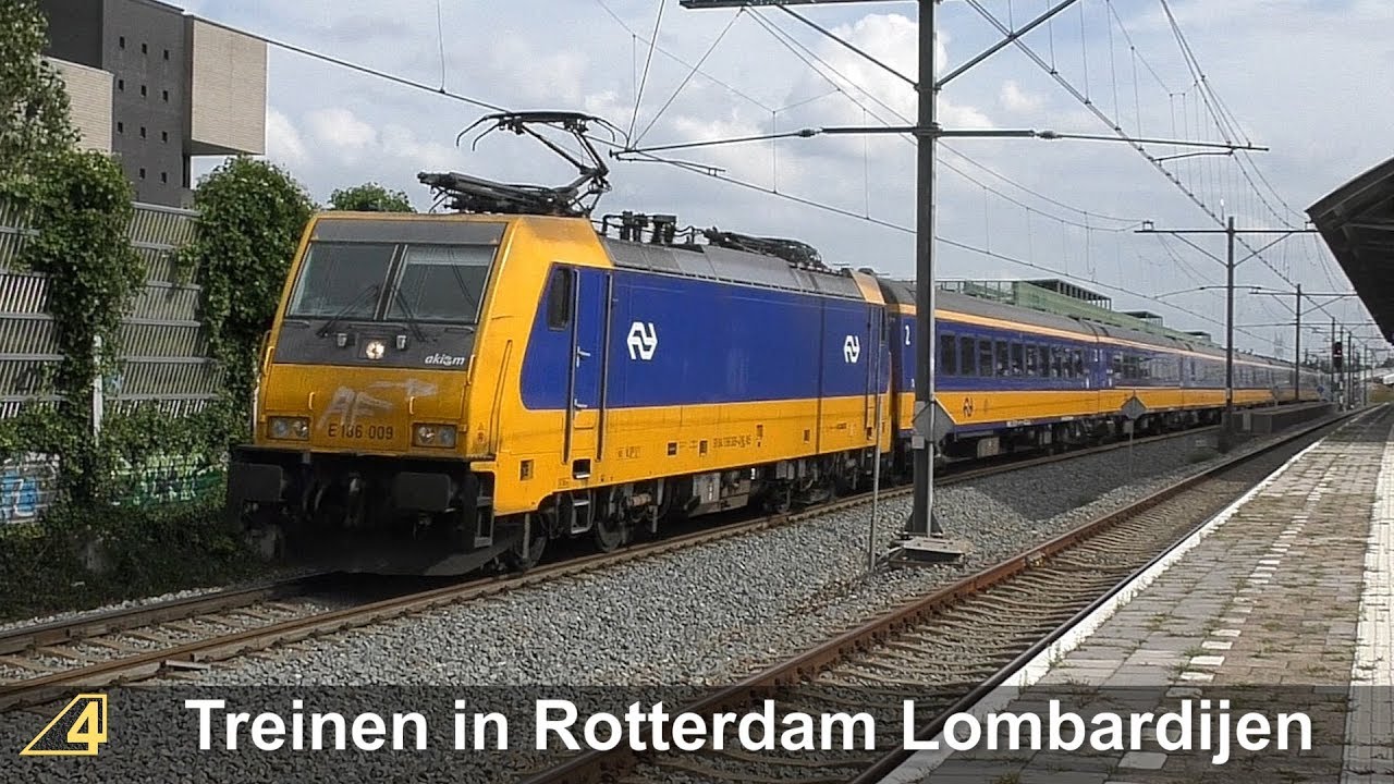 Treinen in Rotterdam Lombardijen - 16 augustus 2019