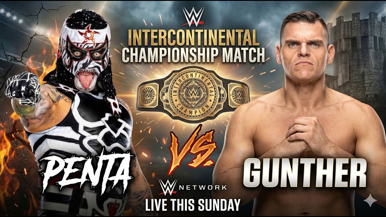 Penta vs. Gunther | WWE Intercontinental Championship Match