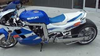 1994 GSXR 1100 with C and S Custom 360 Wide Tire Kit (Motorcycle Video)