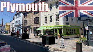 Plymouth, Devon, UK, Virtual Gimbal Walk 4k 🇬🇧